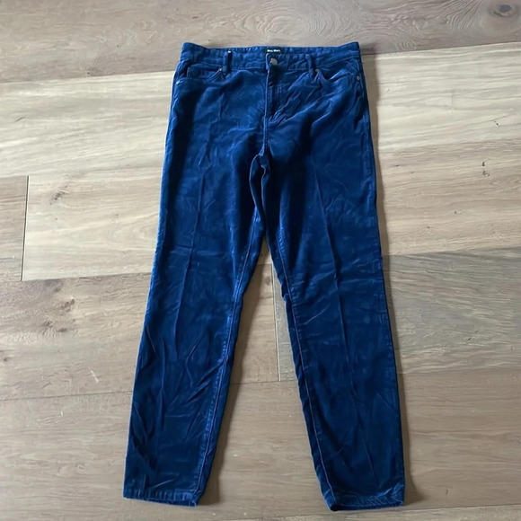 Well Worn High Rise Velvet Taper Skinny Pant Size 10 - Picture 5 of 11